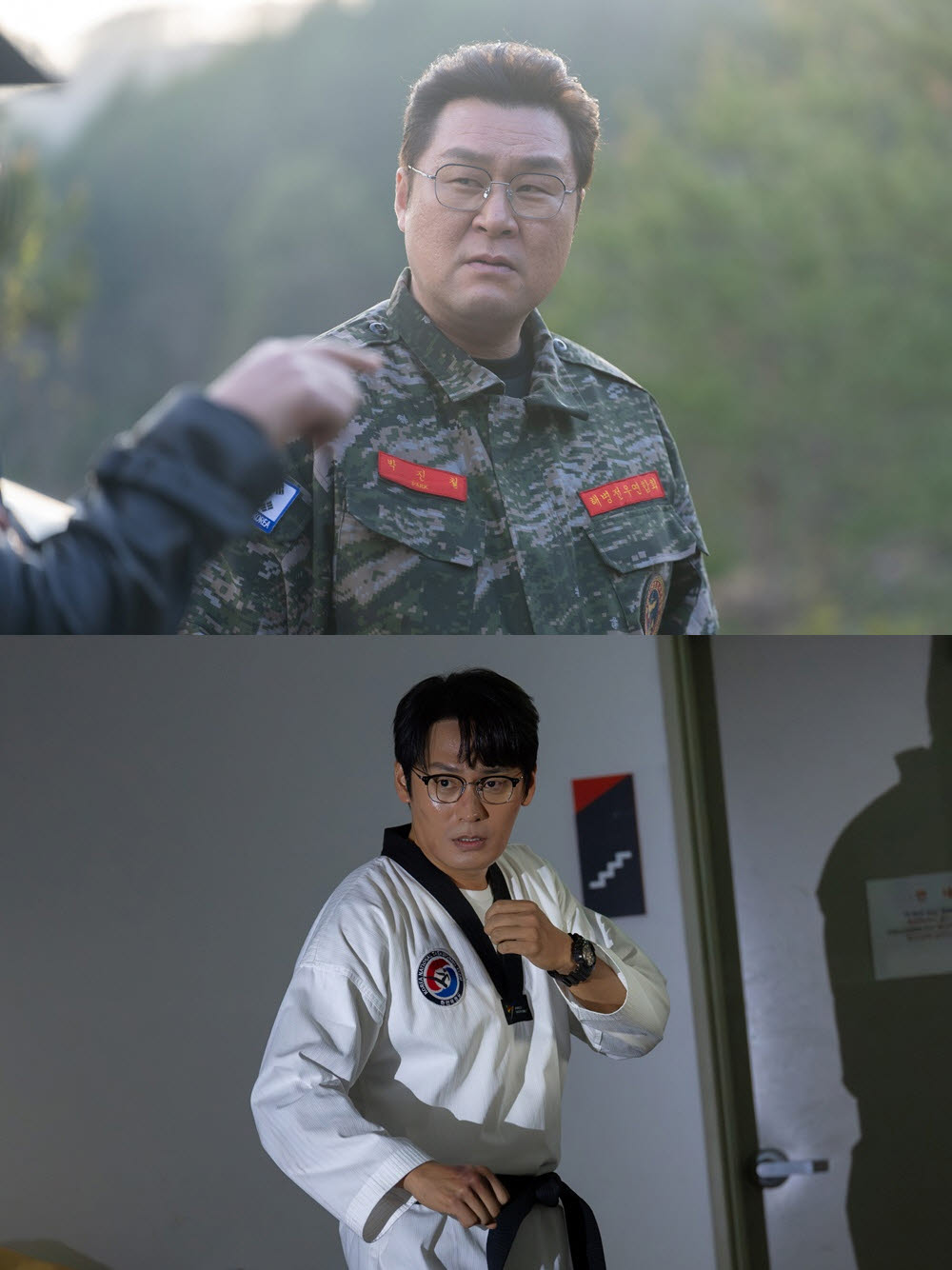 드라마 '김부장' 윤경호(위)와 최대훈.(사진=SBS)