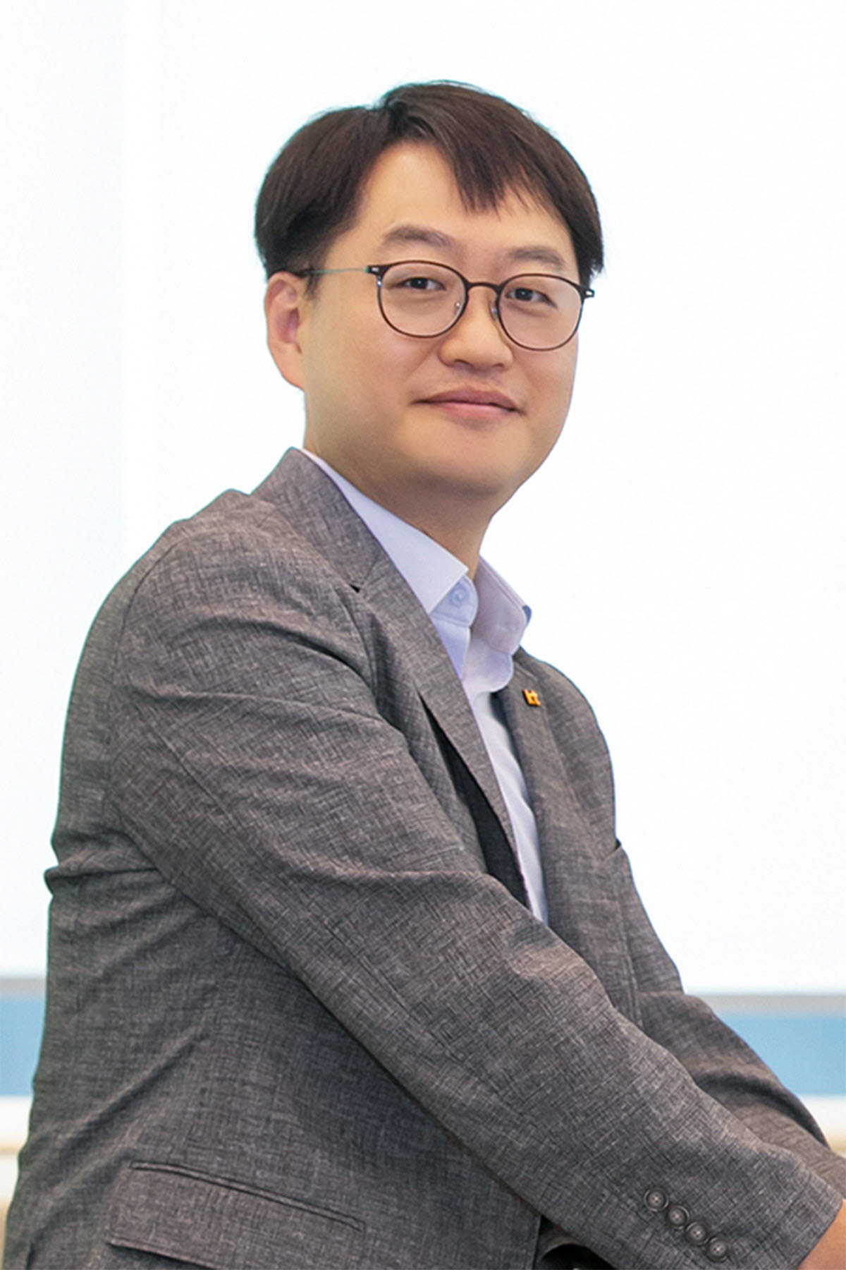 KT 개인정보보호그룹장 김창오 CPO(개인정보보호최고책임자)가 인터뷰를 하고 있다(사진=KT)