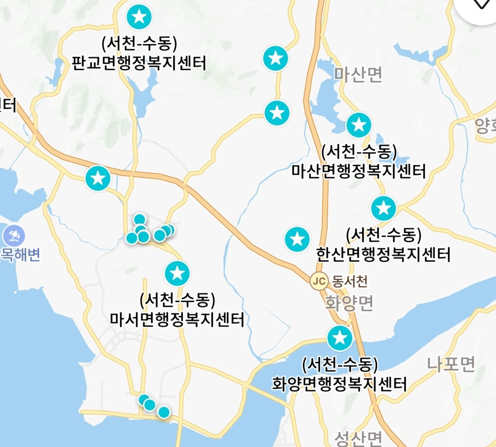 성평등부가 제공하는 모두의 생리대 지급기 예시. 누리집에 들어가면 해당 지도를 받을 수 있다. (사진=네이버 지도 캡처)