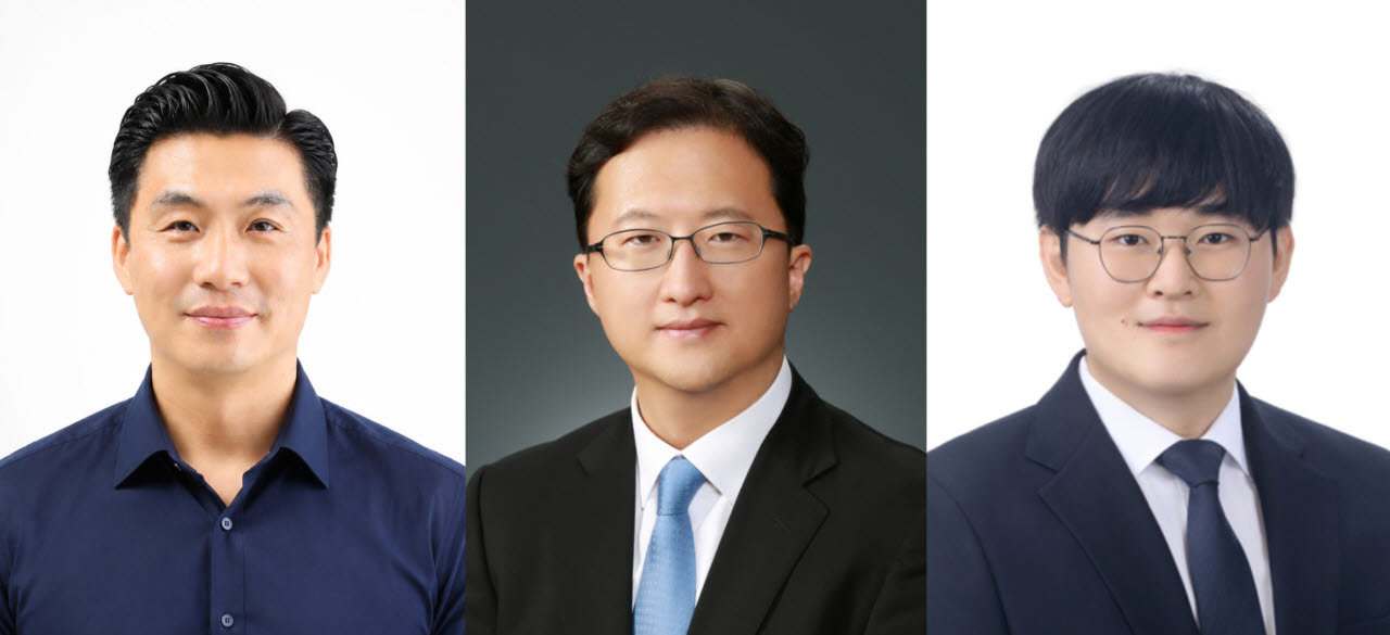 왼쪽부터 성균관대 김기재 교수, 서울대 최장욱 교수, 성균관대 박보근 연구원(사진=성균관대)