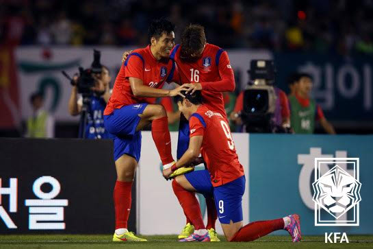 2014년 한국 대 베네수엘라 경기 모습. 사진=대한축구협회