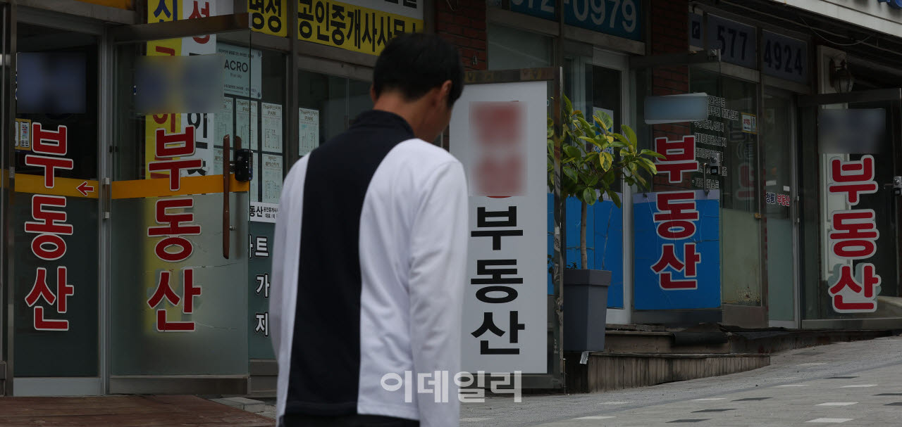 지난 14일 서울 한 부동산 공인중개업소가 영업을 하고 있다.(사진=이데일리 이영훈 기자)