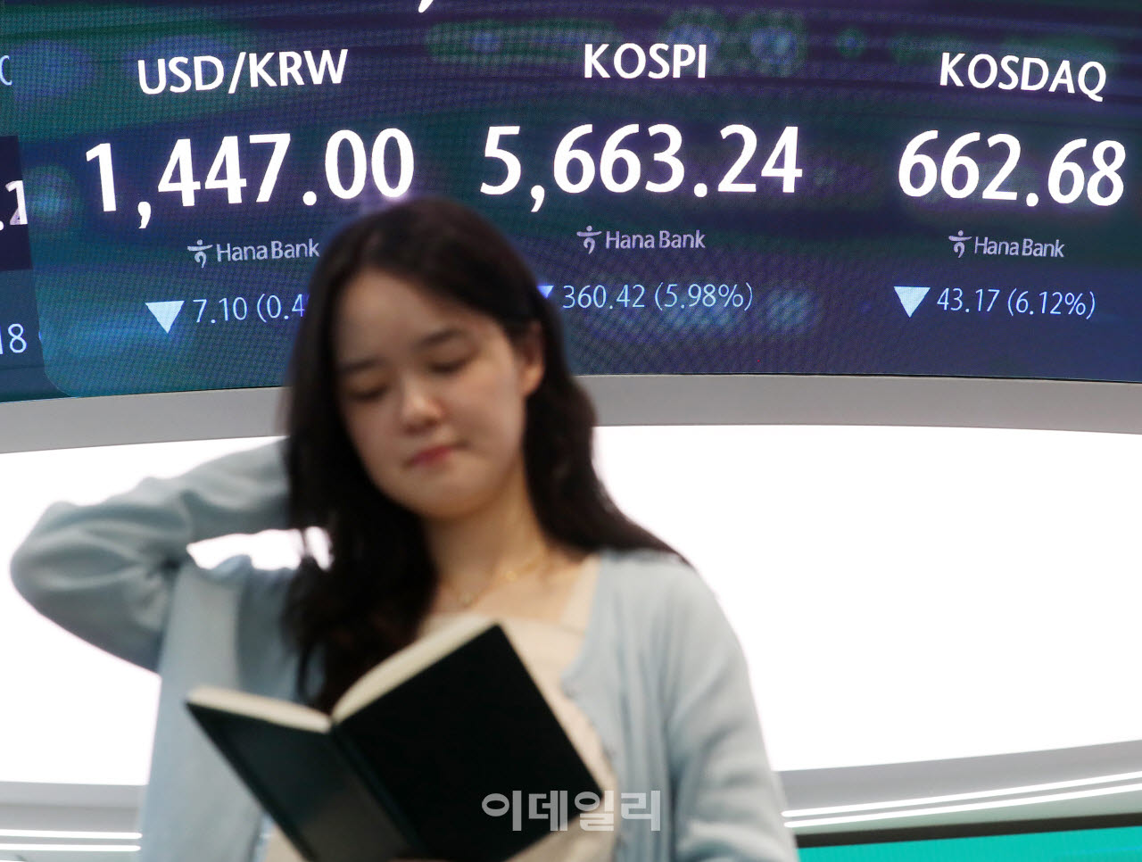 [포토] 코스피, 코스닥 하락