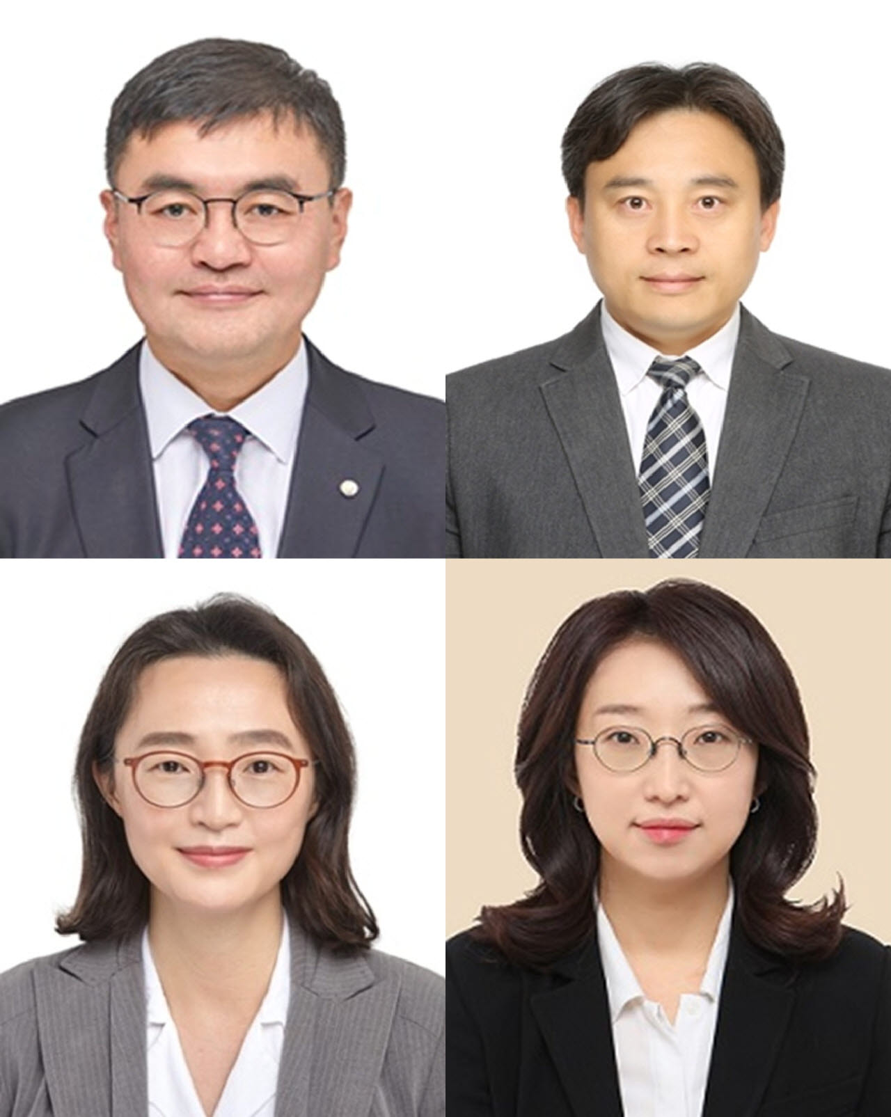 왼쪽 위부터 시계방향으로 최용훈 신임 기획협력국장, 최영주 신임 금융시장국장, 이화연 신임 정책보좌관, 이아랑 신임 지속가능성장실장. (사진= 한국은행)