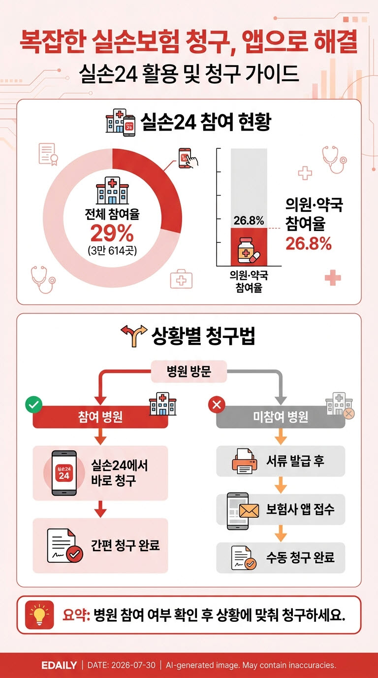 '종이없이 실손보험 청구하기'…왜 나는 안될까