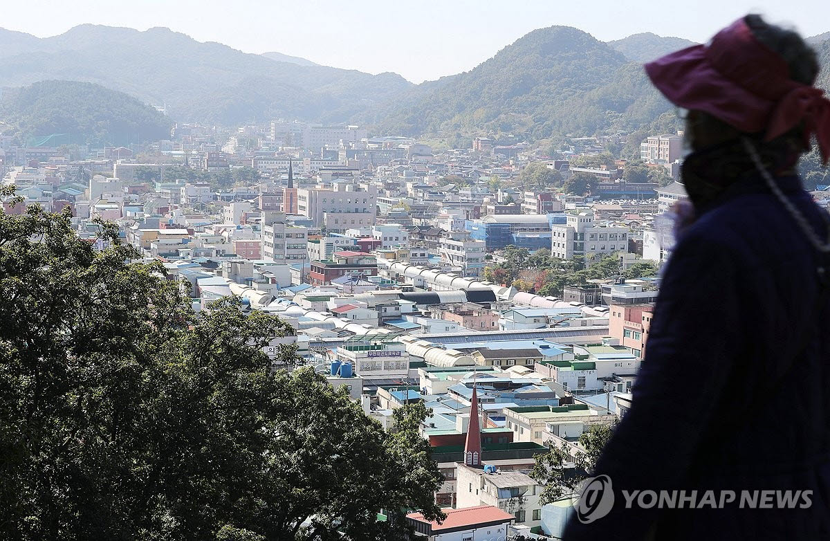 2021년 공주 구시가지 모습.(사진=연합뉴스)