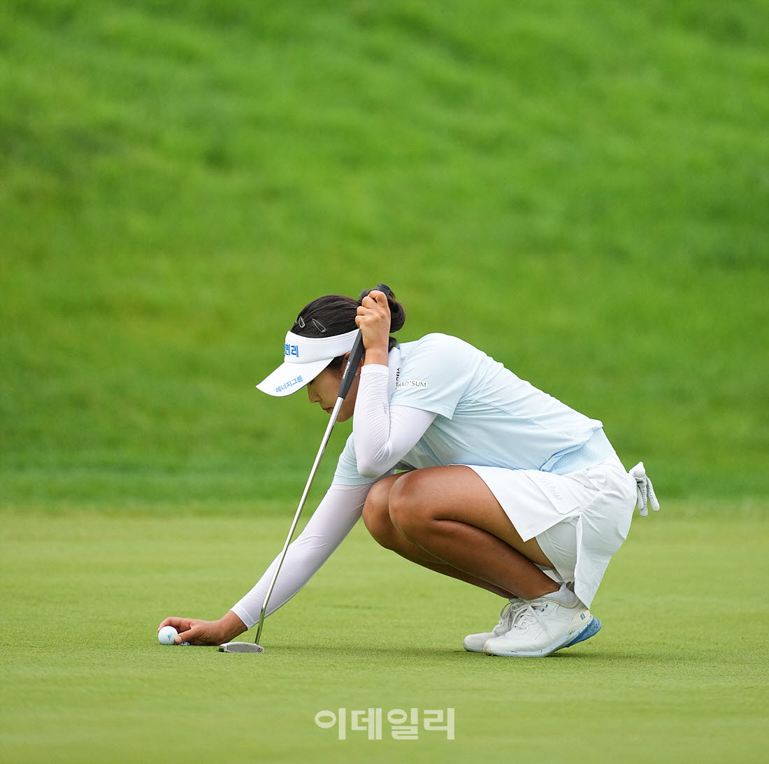 [포토]김민주,첫 홀 버디를 노린다