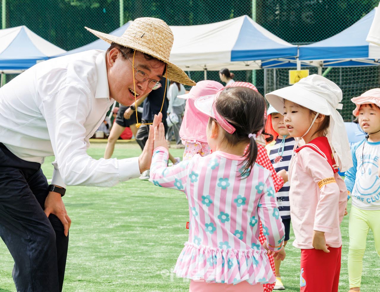 [포토] 강서구, '우장산 썸머 워터파크' 개장