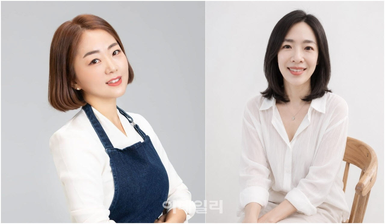 네이버 스페셜 메이트로 선정된 'MJ의후다닥레시피'(왼쪽)과 '이손끝의 이야기들' 블로그 운영자들(사진=네이버)