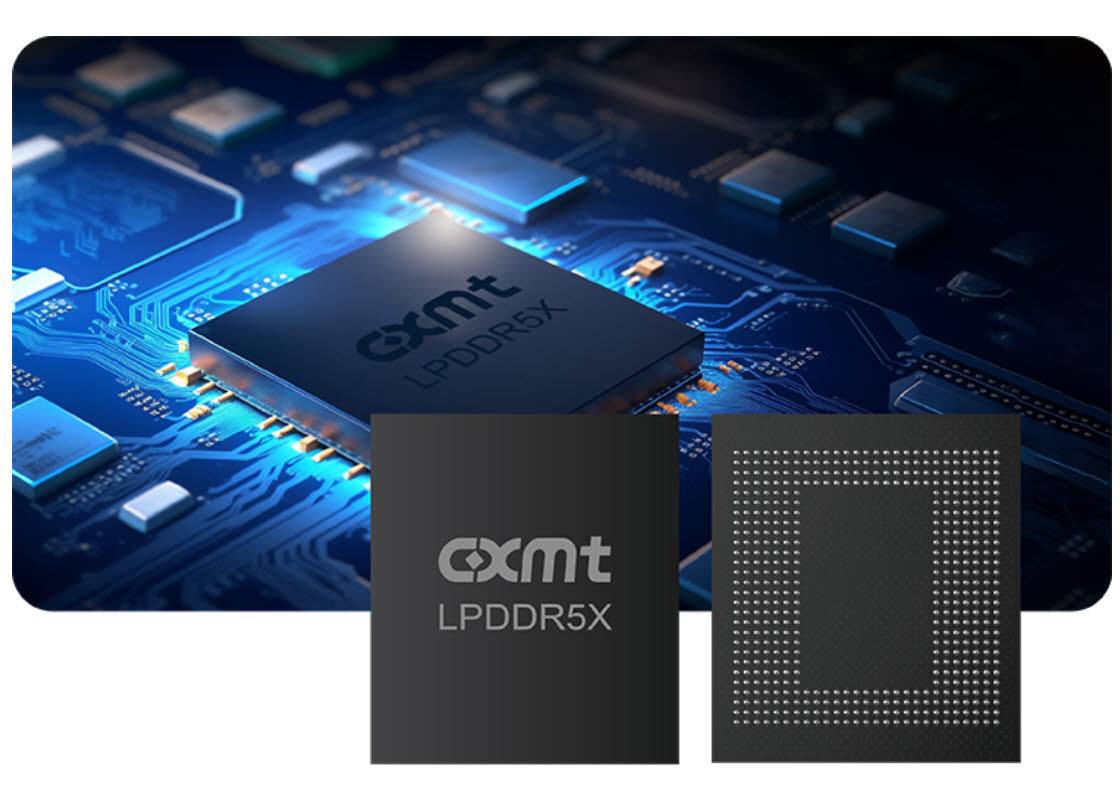CXMT의 LPDDR5X (사진=CXMT 홈페이지)