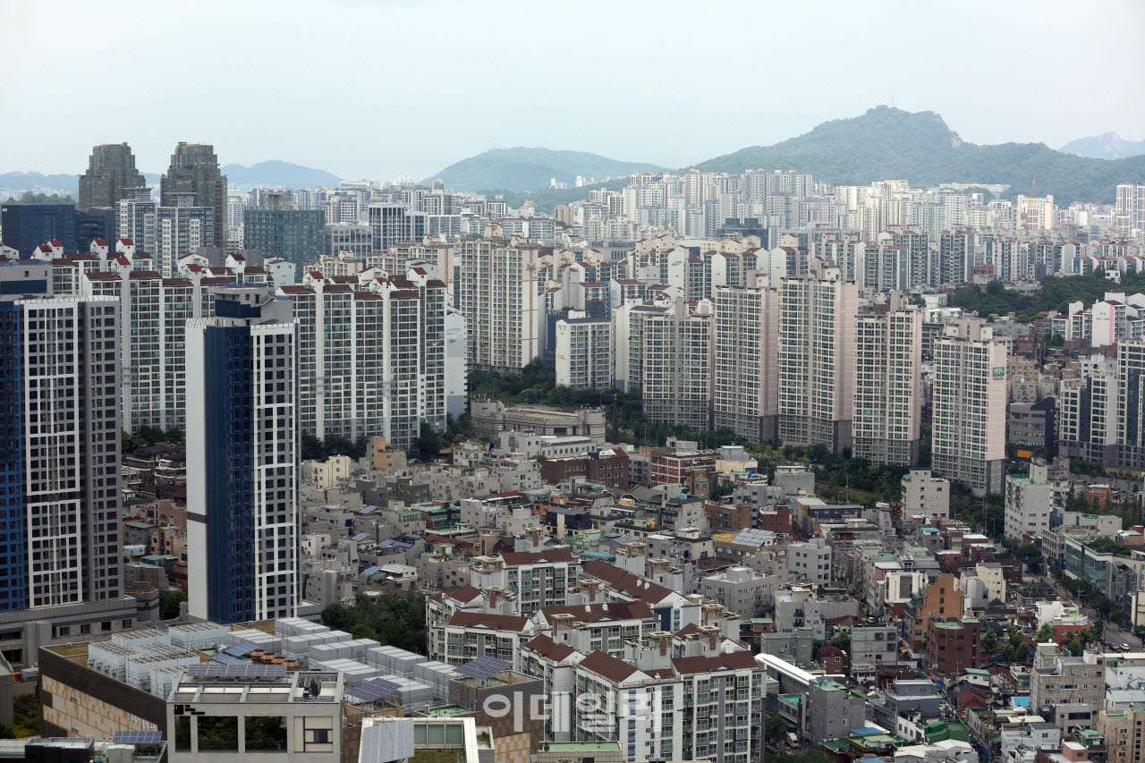 서울 용산구 일대 주택가의 모습. (사진=이데일리 노진환 기자)