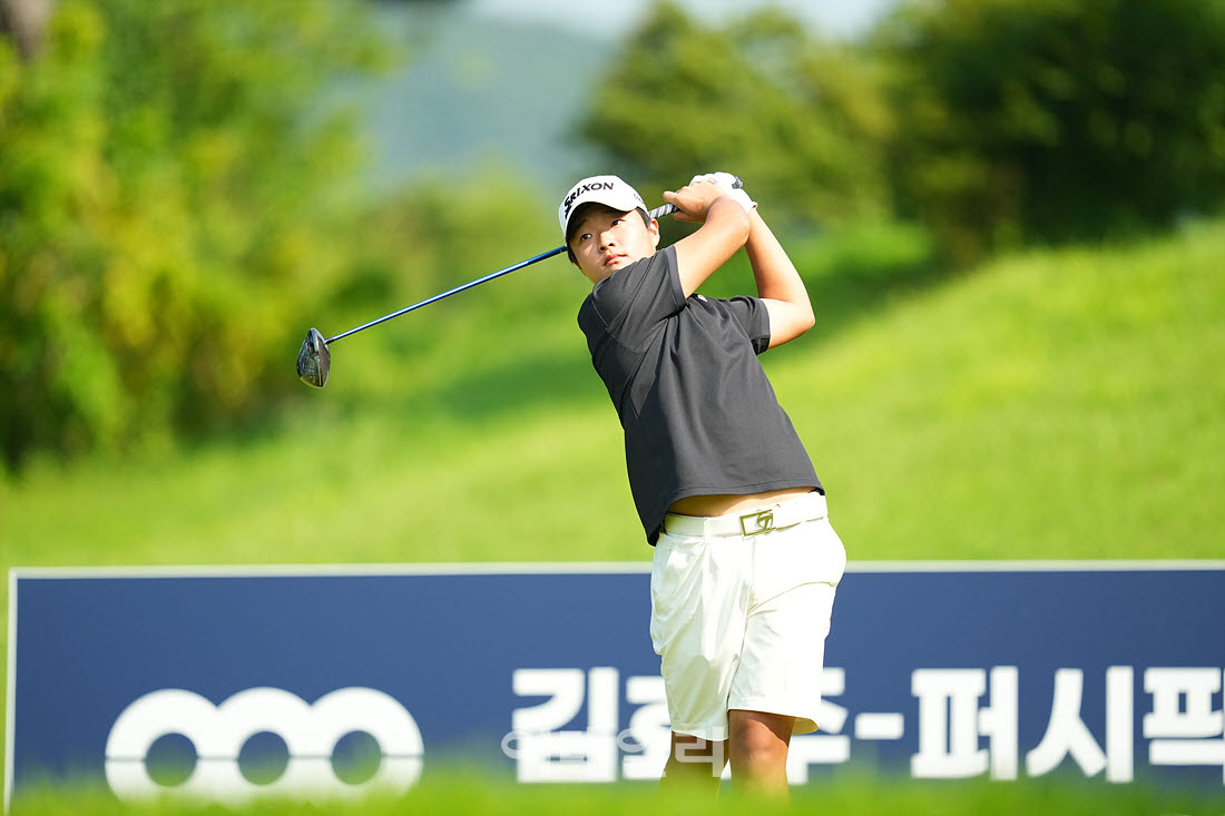 [포토]박찬제,첫 티샷 날카롭게