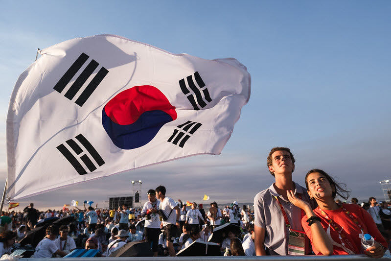 2023년 8월 1~9일까지 포르투갈에서 열린 '2023 리스본 세계청년대회(WYD)' 행사에 참여한 청년들.(사진=2027 서울 세계청년대회(WYD) 조직위원회)