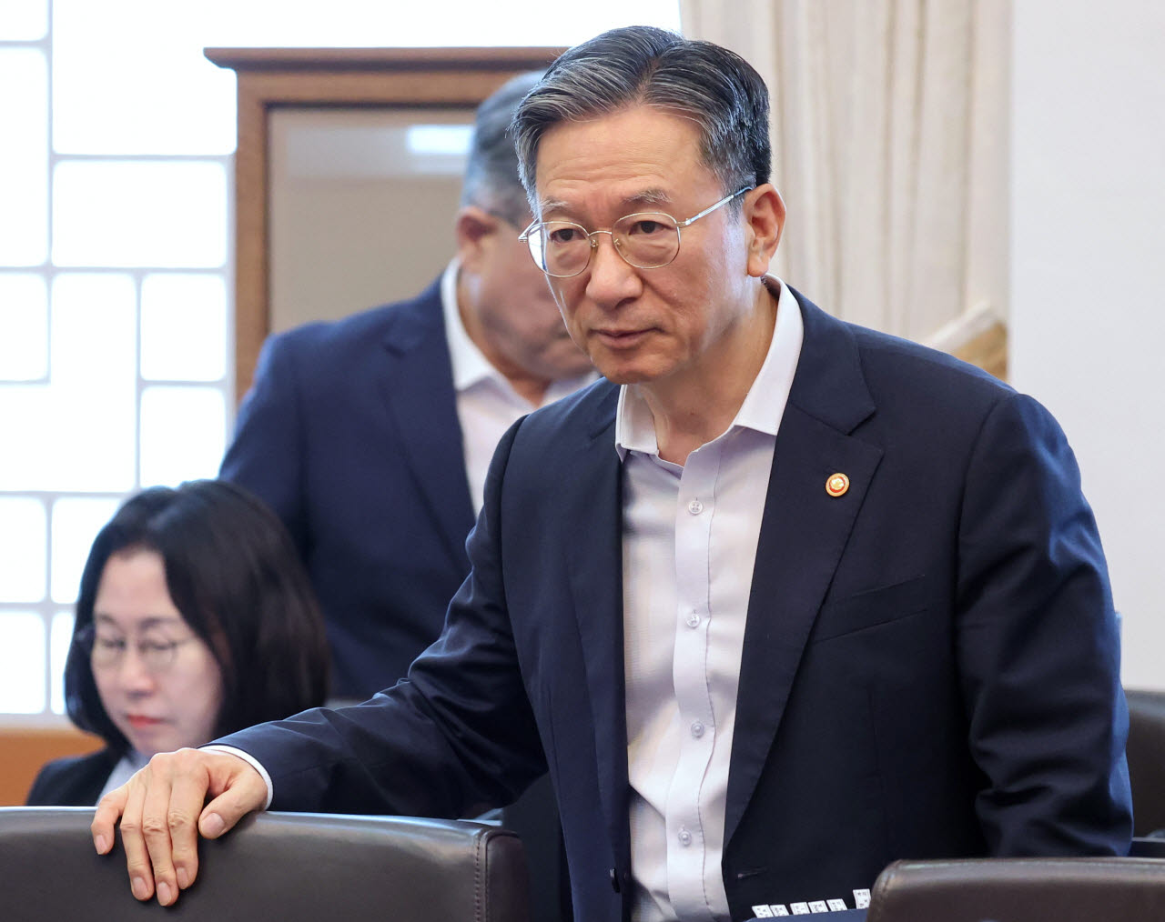 정성호 법무부 장관이 지난 4일 청와대에서 열린 이재명 대통령 주재 국무회의에 참석하고 있다. (사진=연합뉴스)