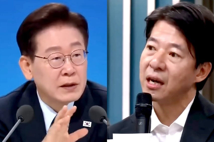 이재명 대통령, 유튜브 ‘광수네복덕방’ 이광수 대표 (사진=연합뉴스)
