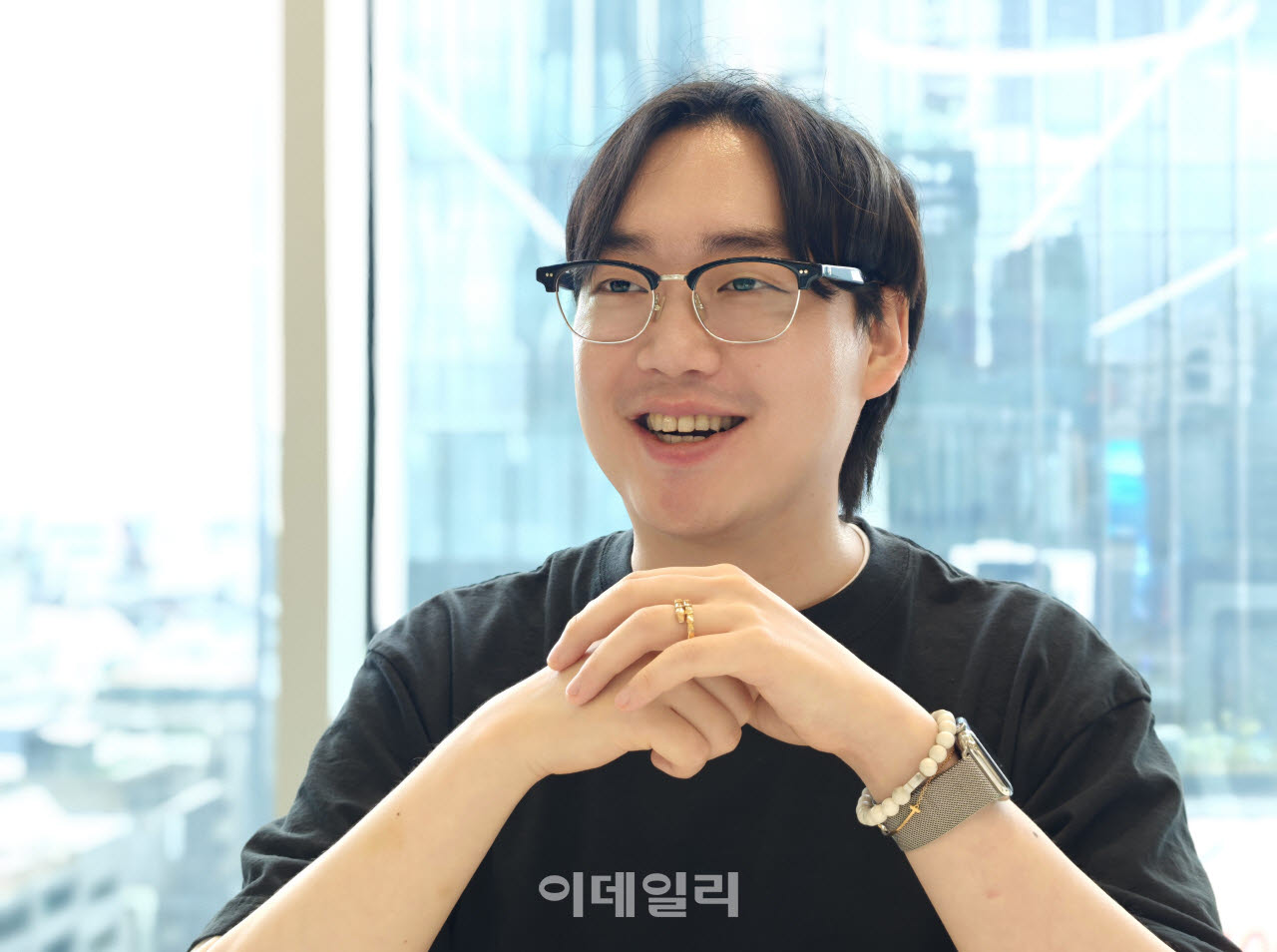 김진우 라이너 대표가 지난 27일 서울 동교동 라이너 오피스에서 이데일리와 인터뷰를 하고 있다. (사진=한광범 기자)