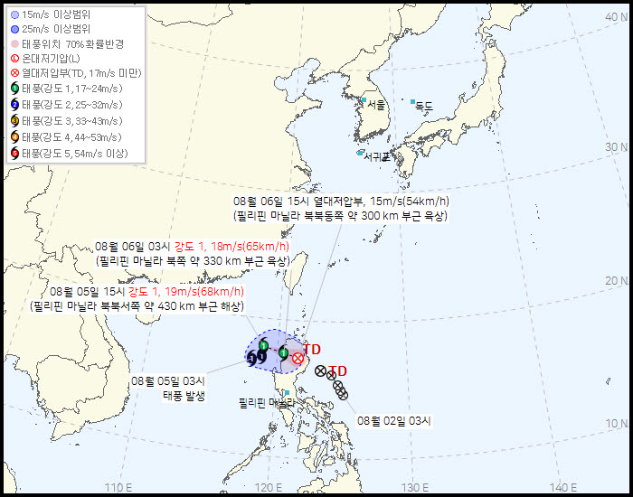 태풍 `구지라` (사진=기상청 제공)