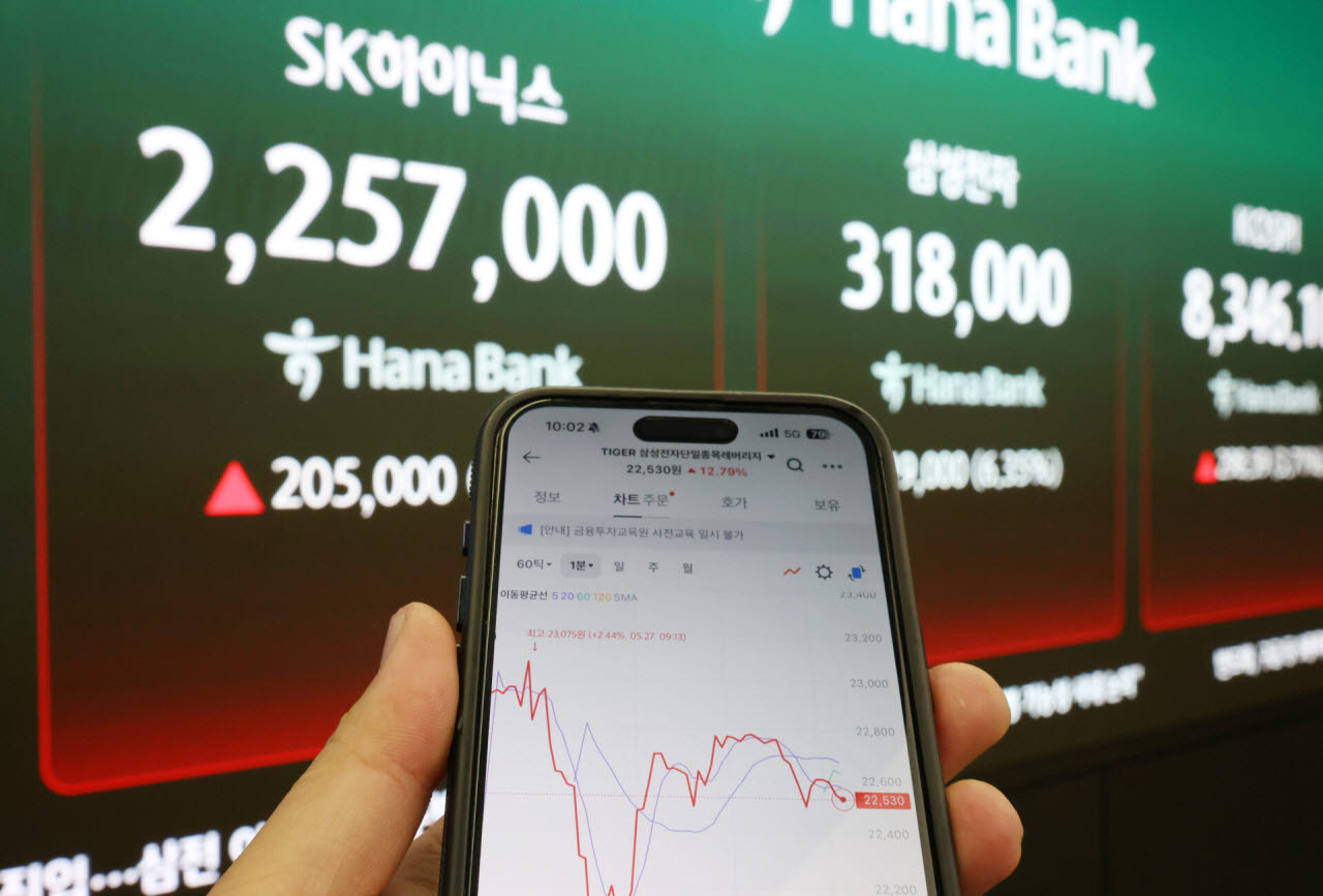 삼전닉스 ETF 출시 당시 사진(사진=뉴시스)