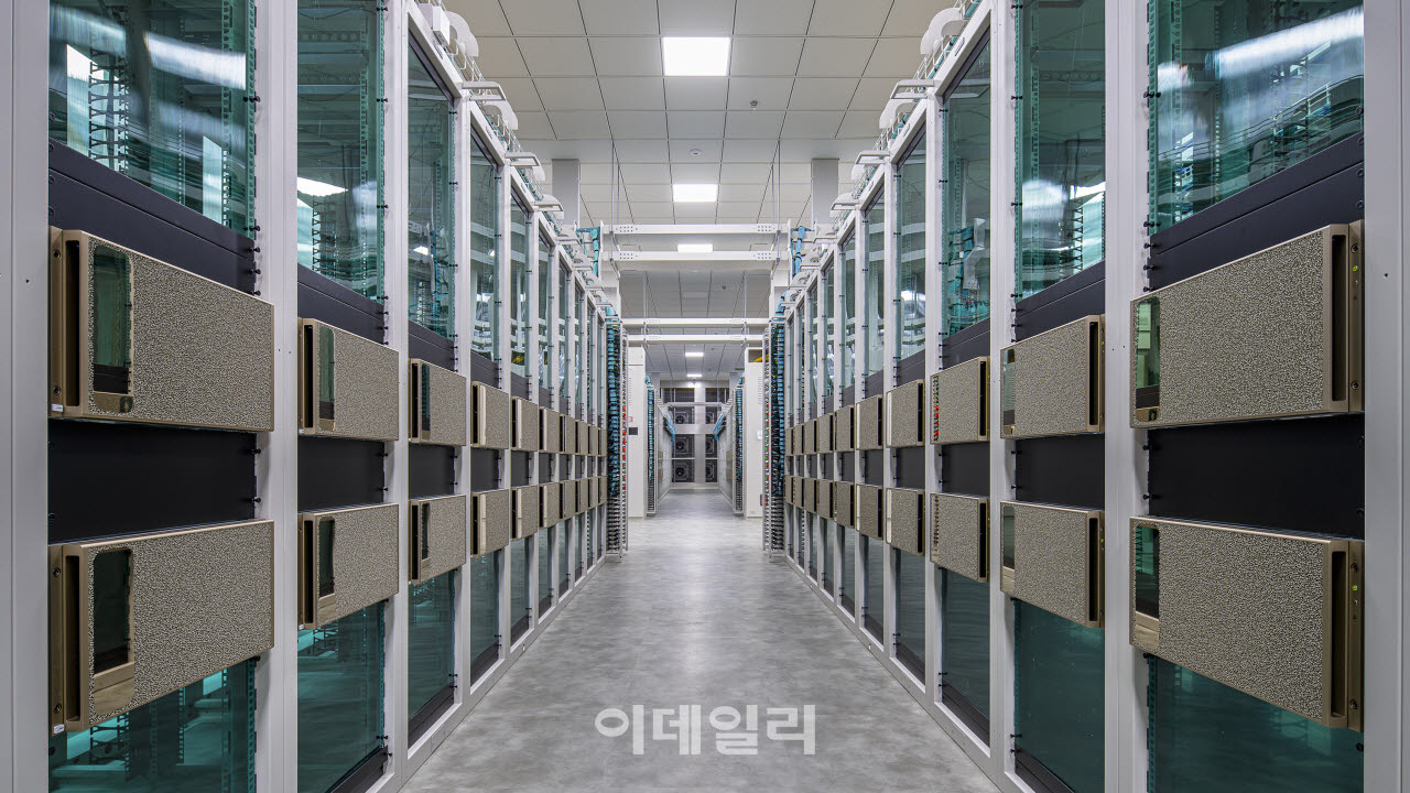 네이버 데이터센터 내부(사진=네이버)
