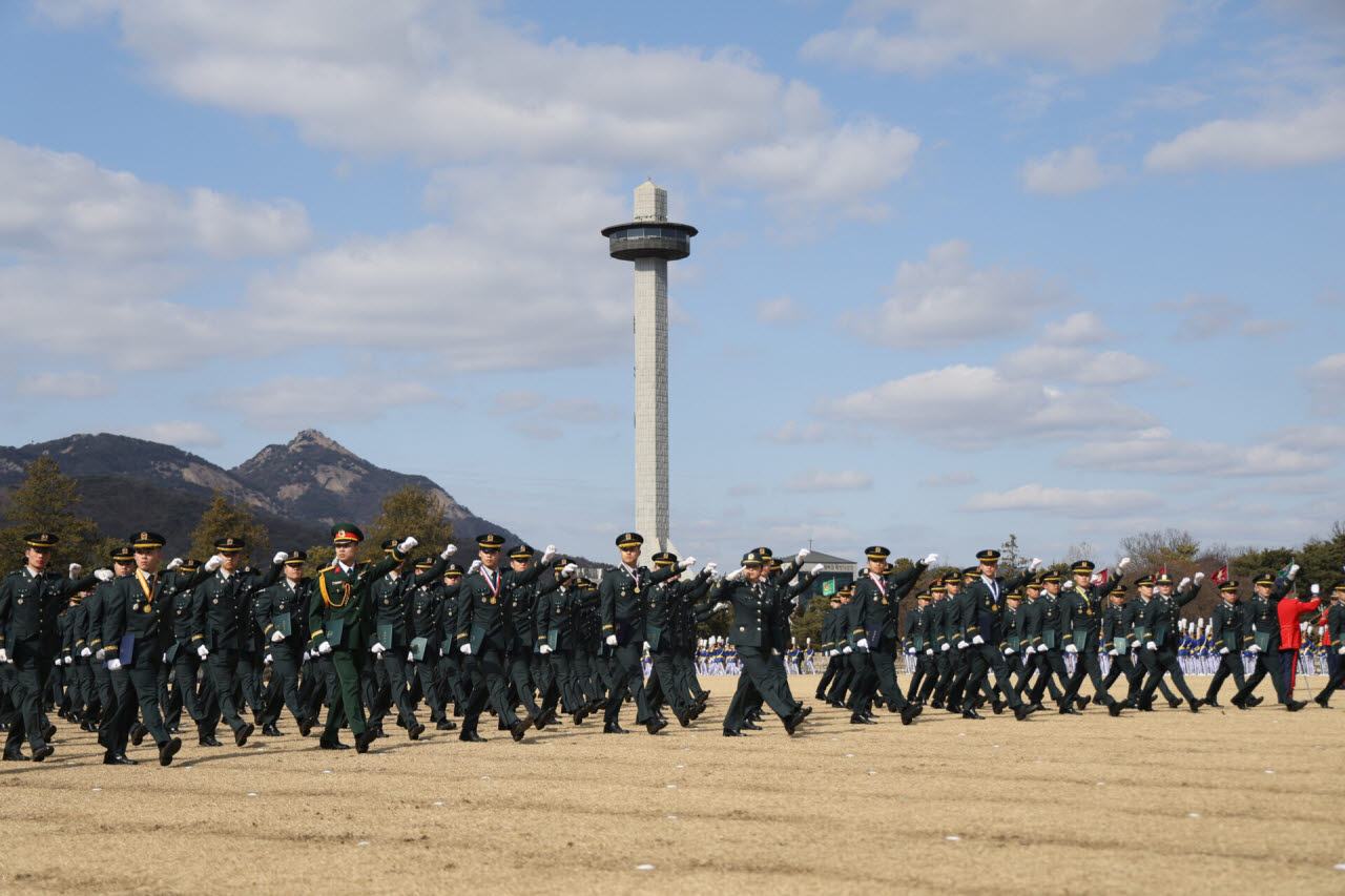 육군사관학교 제82기 졸업식 모습 (사진=뉴시스)