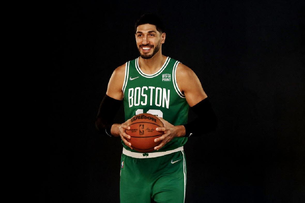 NBA 선수 출신 에네스 칸터 프리덤. 사진=AP PHOTO