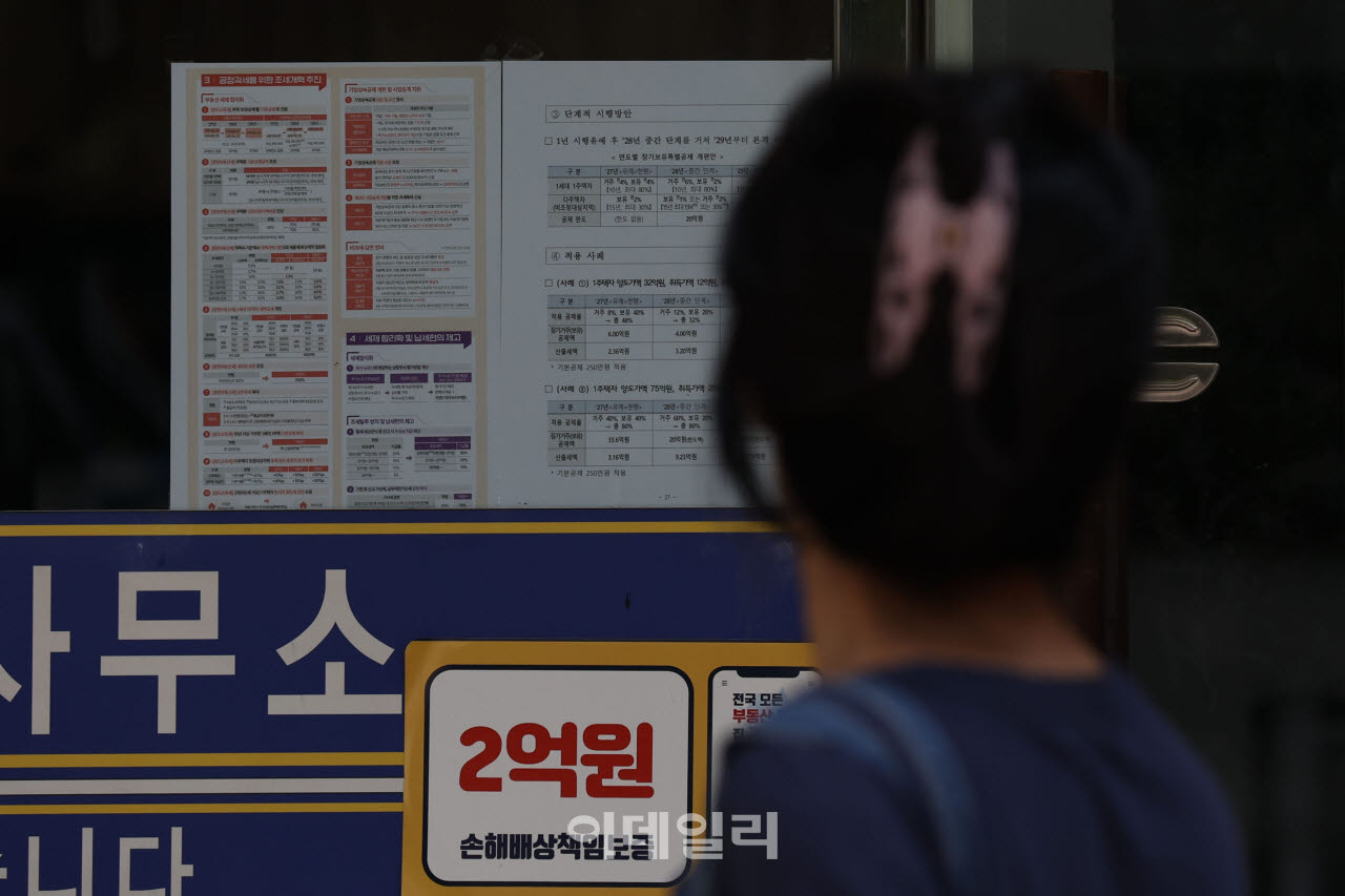 지난 4일 서울 강남구 한 부동산에 매물이 붙어 있다. (사진=이데일리 이영훈 기자)