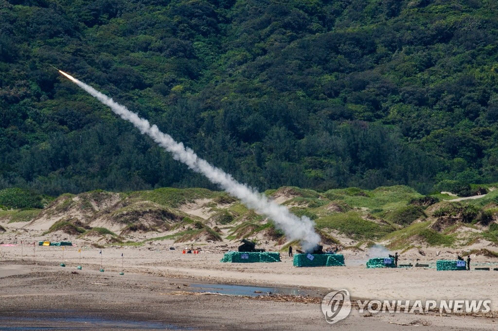 미사일 훈련하는 대만군. (사진=연합뉴스)