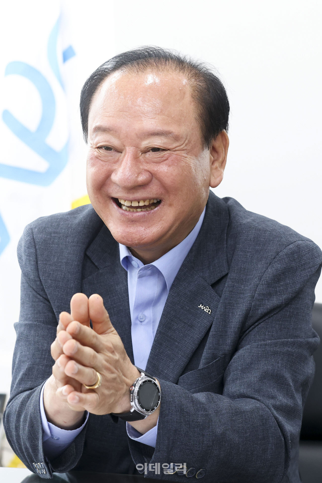 유동균 마포구청장은 최근 마포구청에서 진행한 이데일리와의 인터뷰에서 마포자원회수시설의 추가 쓰레기 반입에 반대입장을 밝혔다. (사진=이영훈 기자)