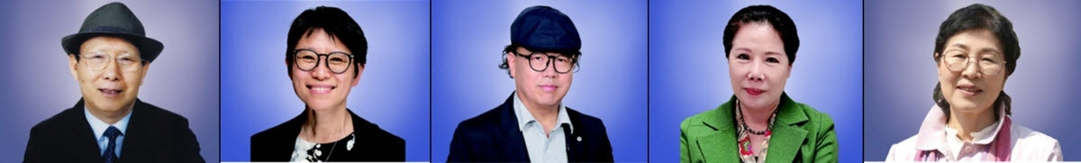 왼쪽부터 강신성 소설가, 조지은 소설가, 이태희 시인, 박우민 시인, 박자방 시인(사진=황순원기념사업회)