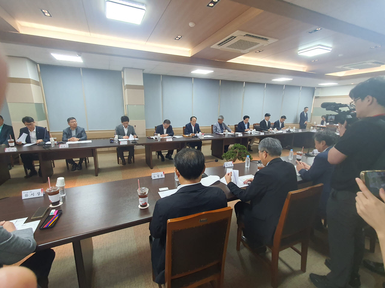 추경호 대구시장이 13일 대한건설협회 대구시회에서 열린 제3차 비상경제대책회의에서 모두발언을 하고 있다.(사진=홍석천 기자)