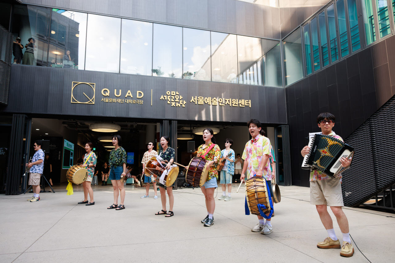 '극장은 달린다!' 쇼케이스 모습 (사진=서울문화재단)
