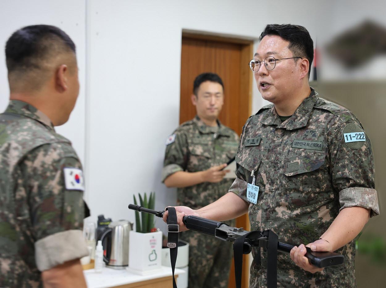 논산 육군훈련소에서 훈련을 받고 있는 천하람 개혁신당 원내대표. (사진=천하람 의원실)