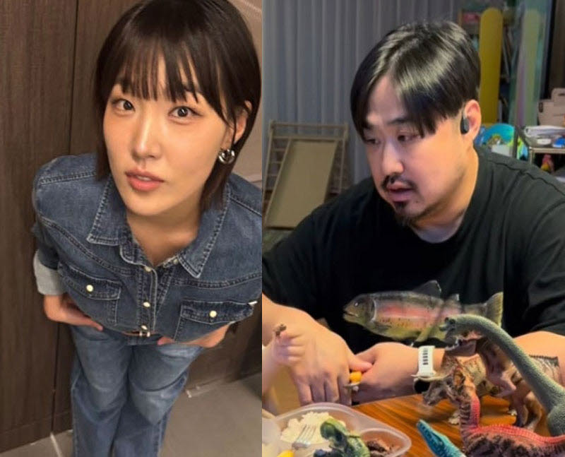 (사진=이은지, 강재준 인스타그램 갈무리)