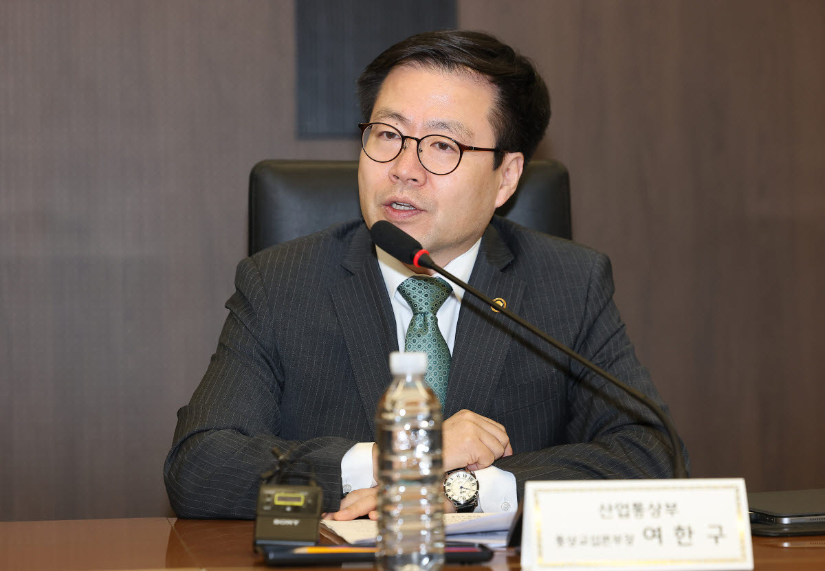 여한구 산업통상부 통상교섭본부장.(사진=연합뉴스)
