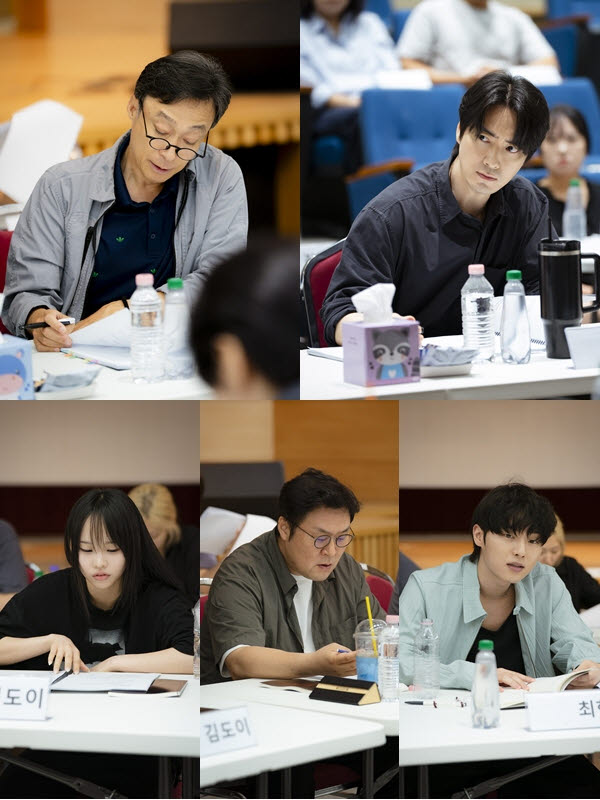 왼쪽 상단부터 시계 방향으로 이성민, 이준혁, 최현욱, 윤경호, 김도이(사진=NEW)