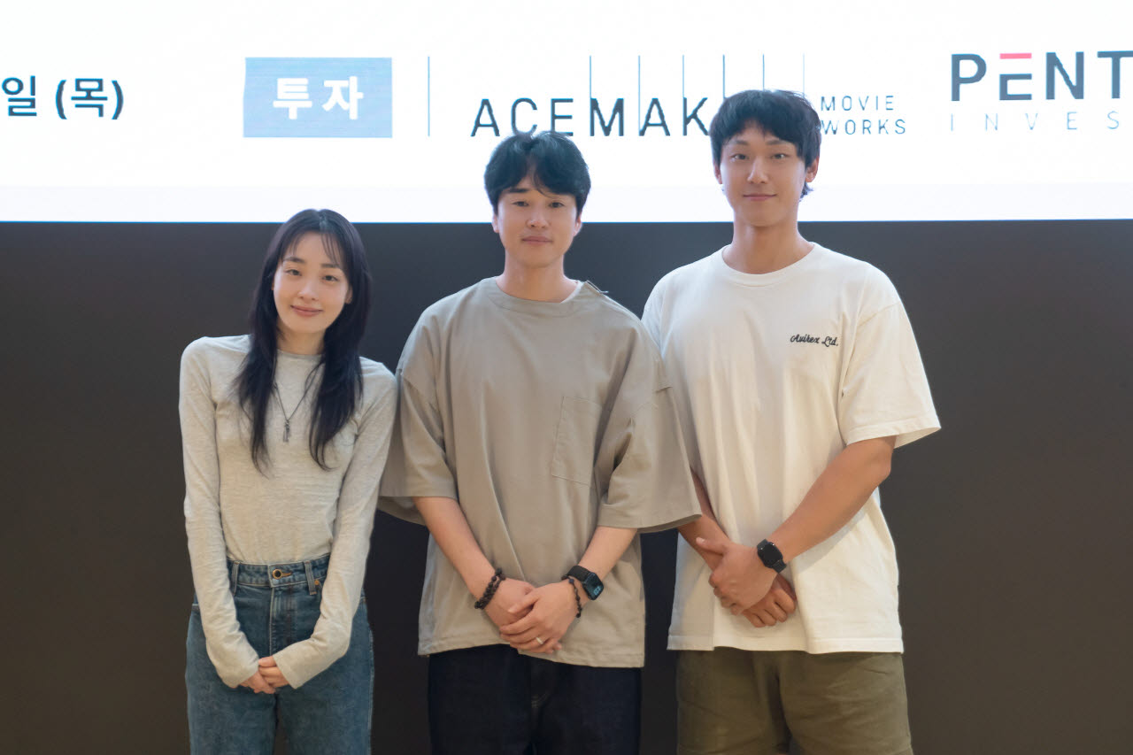왼쪽부터 김민하, 박단희 감독, 이도현(사진=에이스메이커무비웍스)