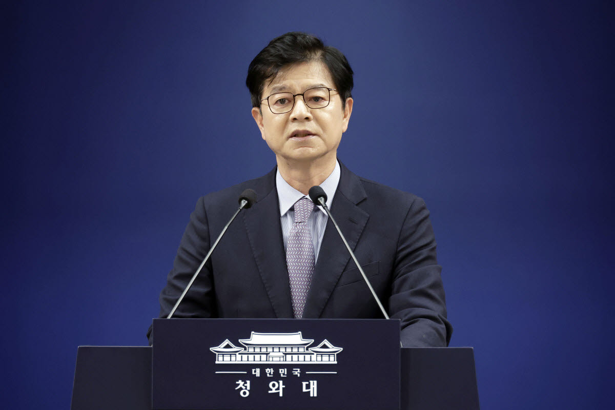 성기홍 홍보소통수석. 사진=청와대통신사진기자단