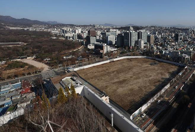 서울 종묘와 세운4구역 모습. (사진=연합뉴스)