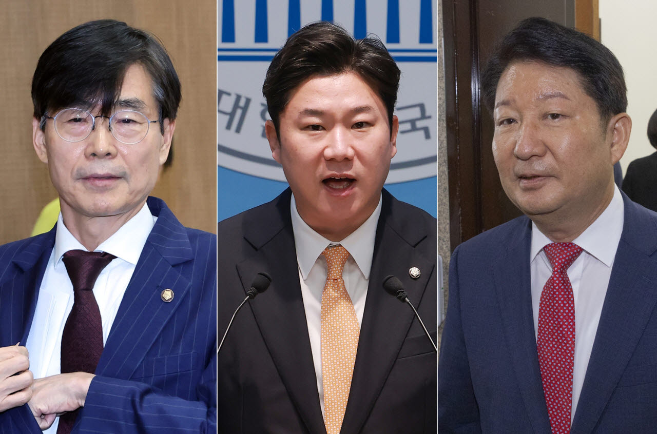 국민의힘 조경태·진종오·권영진 의원 (사진=연합뉴스)