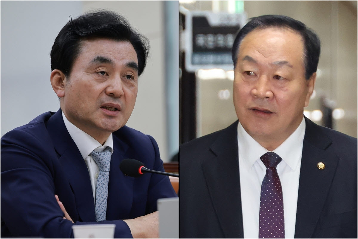안규백 국방부 장관(왼쪽)과 국민의힘 한기호 의원 (사진=연합뉴스)
