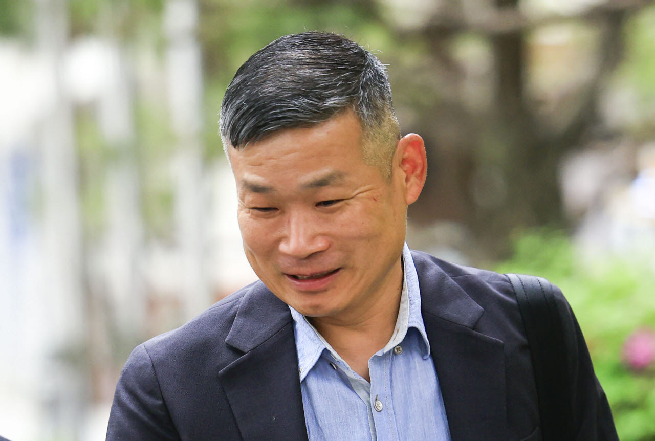 종합특검 출석하는 김동혁 전 국방부 검찰단장