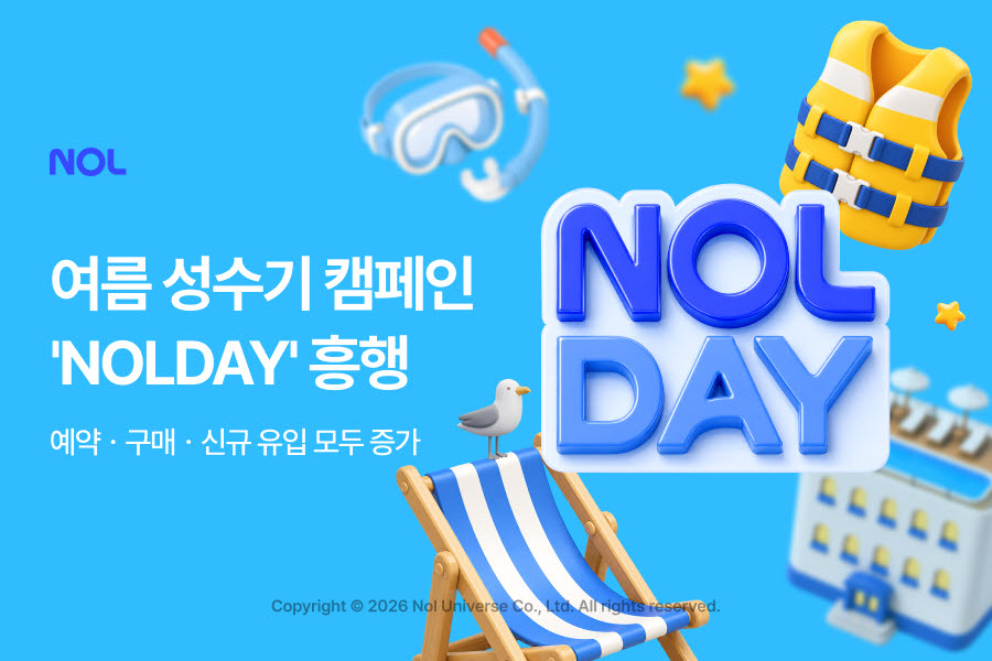 NOL, 성수기 캠페인 ‘놀데이’ 흥행…예약건수 24% 증가