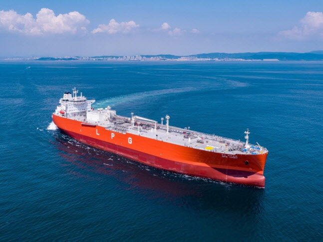 HD한국조선해양 액화석유가스(LPG) 운반선 (사진=HD한국조선해양)