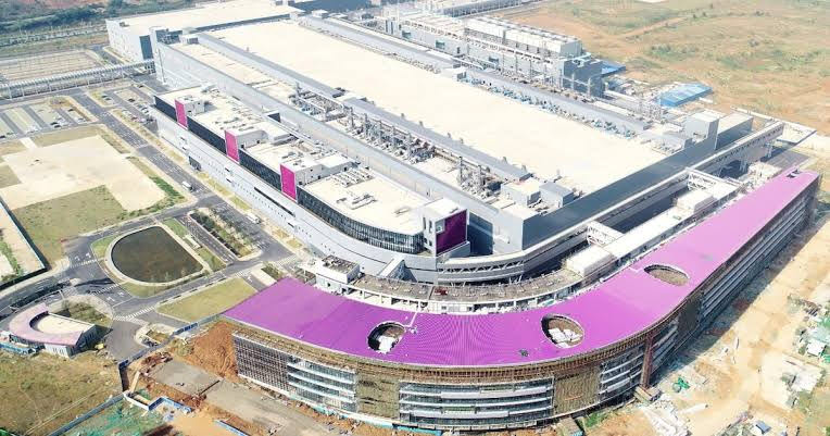 중국 우한에 위치한 YMTC 공장 전경. (사진=YMTC)