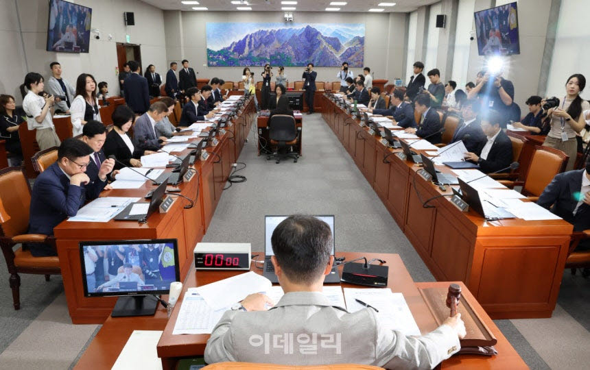 국회 운영위 모습 (사진=방인권 기자)