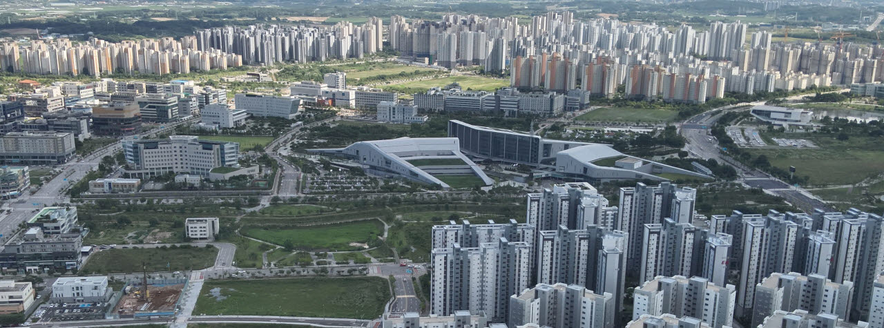 충남 내포신도시 전경. (사진=충남도 제공)