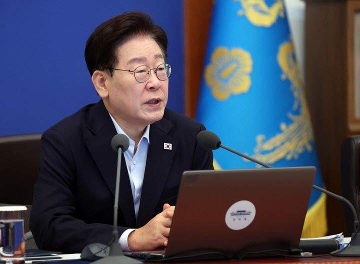 이재명 대통령, 국무회의 발언 (사진=연합뉴스)