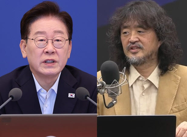 이재명 대통령(왼쪽), 방송인 김어준씨.(사진=연합뉴스, 유튜브 캡처)