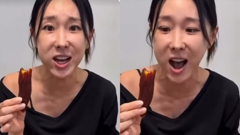 방송인 이지혜가 주의를 당부한 딥페이크 광고.(사진=이지혜 인스타그램 캡처)