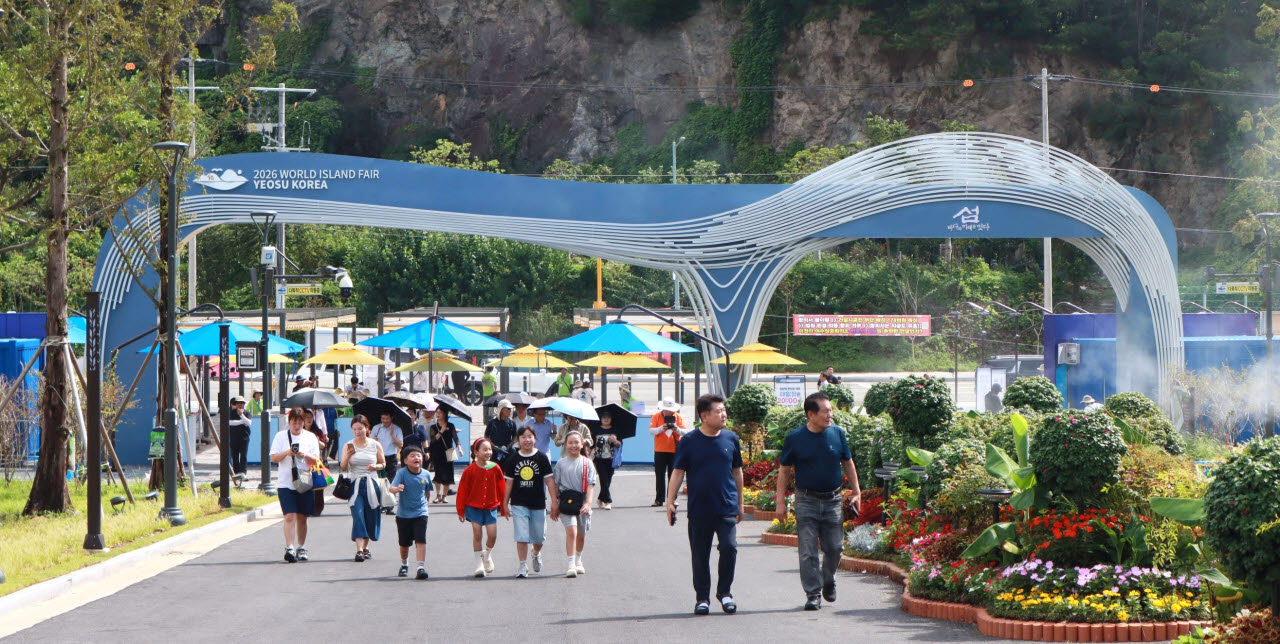지난 27일 2026여수세계섬박람회가 개막 일주일을 앞두고 실제 관람객 5000여 명을 불러 마지막 실전 점검에 나섰다.(사진=2026여수세계섬박람회)